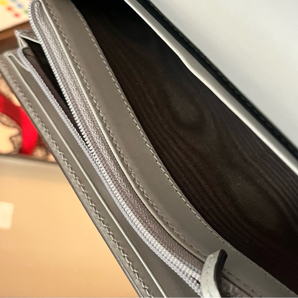 Gucci Guccissima Leather Continental Bow Wallet - Picture 7 of 13